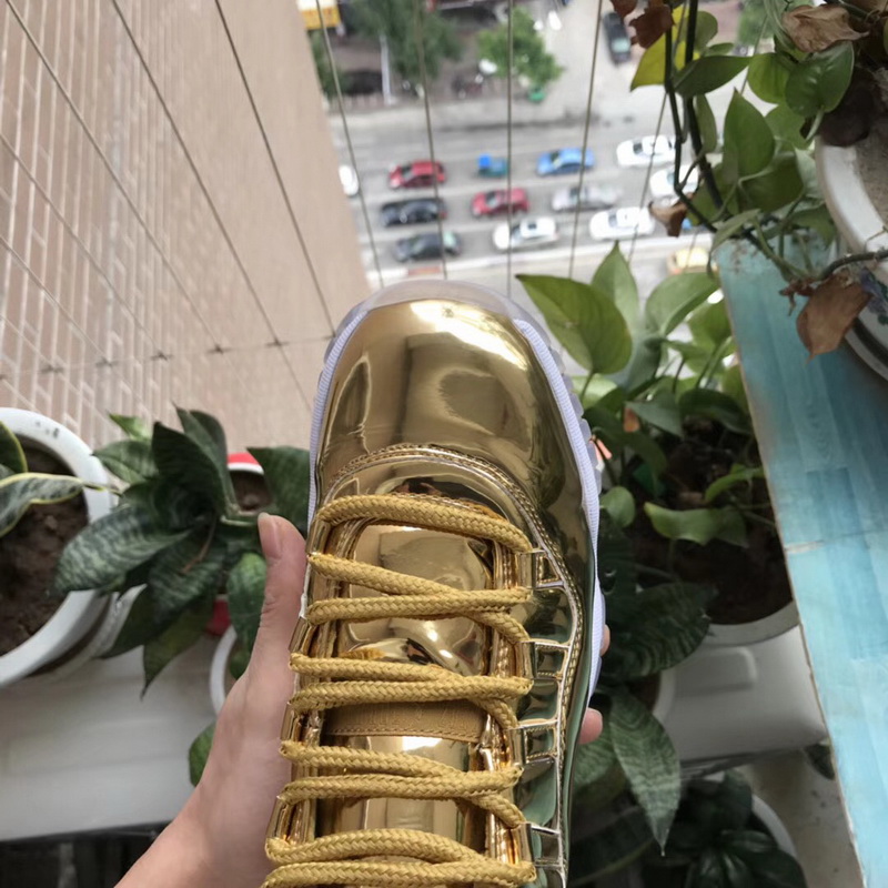 Authentic Air Jordan 11 Liquid Gold